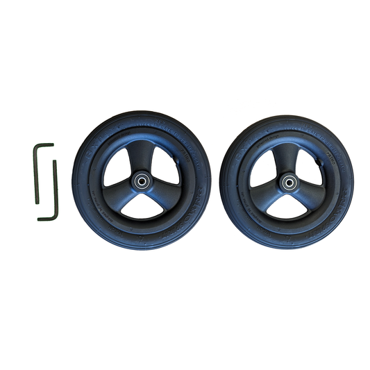 Spare Wheel Kit - 2 Never-Flat Wheels